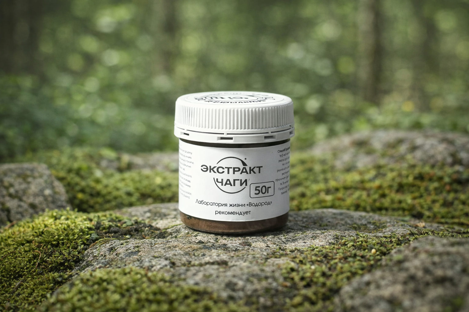 Chaga extract, packaging